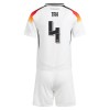 Original Trikotsatz Deutschland Tah 4 Heimtrikot EURO 2024 Für Kinder